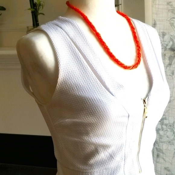 XOXO White V-Neck Tennis Dress Size S - Picture 4 of 8